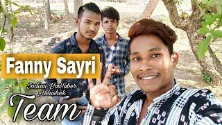 Very fanny Sayri on Indian YouTuber Abhishek team||Masti vloge video ..