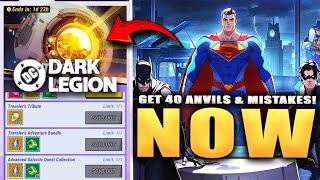 GET 40 ANVILS NOW & HUGE MISTAKE! Interstellar Event Guide! also SUMMONS! (DC: Dark Legion)