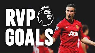 Robin van Persie | All the Premier League Goals | Manchester United