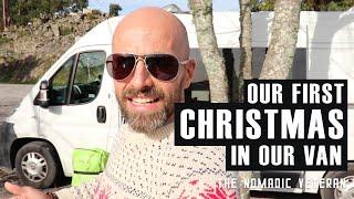 Our First CHRISTMAS in a Van // Christmas Dinner Vanlife Style in Portugal 