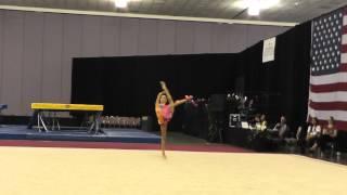 Julia Garbuz - Clubs - 2012 Rhythmic Nationals - Jr Day 2