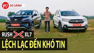 So sánh Suzuki XL7 và Toyota Rush - Cặp đôi lệch nhất dòng xe 7 chỗ cỡ nhỏ 600 triệu | TIPCAR TV