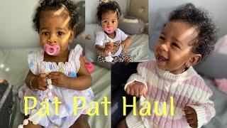 PAT PAT BABY GIRL TRY ON HAUL