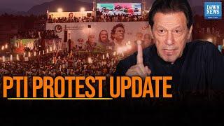 PTI Protest: Convoys Depart From Peshawar, Bannu Toward Islamabad | Dawn News English