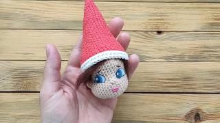 How to make hair for amigurumi doll from felting wool | Doll hair DIY tutorial