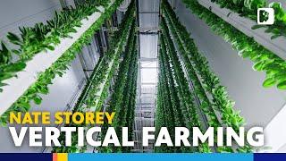 This founder is increasing crop productivity with vertical farming.