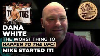 Dana White was not a fan of the sponsor banner and it crushed Mike Swick’s soul | Mike Swick Podcast