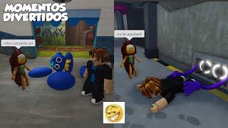 RETOS EN RAINBOW FRIENDS MOMENTOS DIVERTIDOS (ROBLOX)