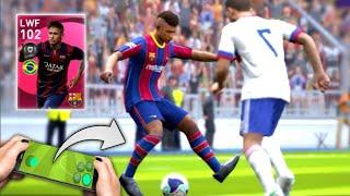 NEYMAR JR 102 Rated All Skills Tutorial In Pes 2021 Mobile