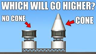 probe vs probe with nose cone in spaceflight simulator sfs 1.52 #shorts