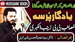 Zakir Syed Najam Ul Hassan Sherazi Yadgar Pursa | Musaib Bibi Zainab S.A | Hussaini Soch | 2020