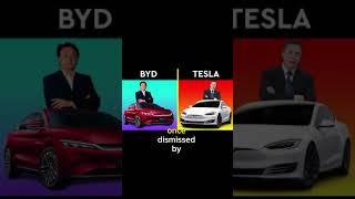 BYD Overtakes Tesla – 1,300-Mile Hybrid Shocks the Market!#byd #tesla #evrevolution#hybridcars