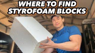 WHERE TO FIND STYROFOAM BLOCKS FOR FREE! - For Halloween & Christmas