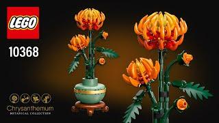 LEGO® Icons Chrysanthemum (10368)[278 pcs] Step-by-Step Building Instructions @TopBrickBuilder