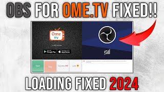 How to Fix OBS Virtual Camera Loading Error on Ome TV 2024 | OBS for Ome TV Fixed!!