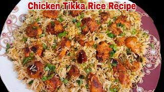 Simple Chicken Tikka Fried Rice Recipe | Easy Recipe For Dinner | New Chicken Recipe By Bhook N Cook