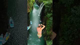 the precision of this cliff diving rocket throw will blow your mind  #shorts