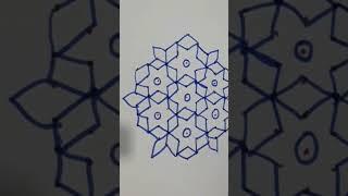 11 to 6 Rangoli design #J.S Rangoli 