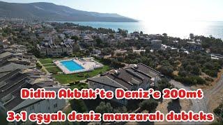 Deniz'e 251mt muazzam bir site'de 3+1 full eşyalı deniz manzaralı SATILDI