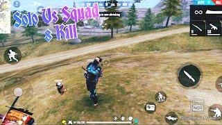 Solo vs Squad / 8 kill || Vijju Gaming || OP gameplay by vijay pratap singh #FREEFIRE