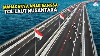 ARSITEK INDONESIA BIKIN TAKJUB DUNIA! Proses Pembuatan Jalan Tol Terpanjang di Atas Laut Nusantara