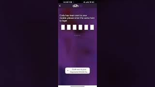 D2h infinity app login phone number VC id customer id kaise kare 2023