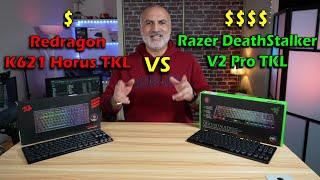 Razer Deathstalker V2 Pro TKL vs Redragon Horus K621