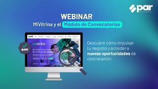 [Webinar] Mi Vitrina | Módulo convocatorias