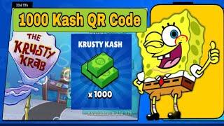 SpongeBob Free 1000 Krusty Kash QR code for SPONGEBOB Brawl Stars