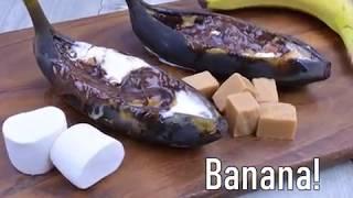 Airfryer Banana Boats