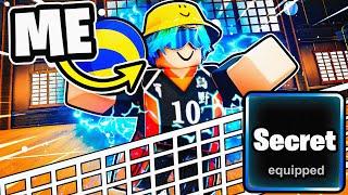Unlocking 0.0001% SECRET SPIKE POWER in Roblox Volleyball