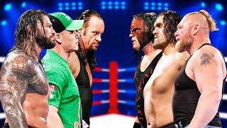 Roman Reigns John Cena & The Undertaker vs Brock Lesnar The Great Khali & Kane | Tag team Match