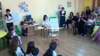 English lesson, 3 -4 years old European School Kindergarten.