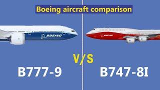 Comparison of two legendary aircraft Boeing 777x vs Boeing 747 aircraft