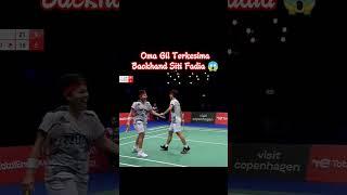 Backhand Brilliant Siti Fadia.. ‼️Apriyani/Fadia VS Chen/Jia || BWF BWC 2023