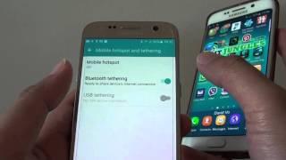 Samsung Galaxy S7: How to Share Internet Connection Via Bluetooth Tethering