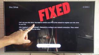Can't use your disc drive. You need to connect your ps5 to the network