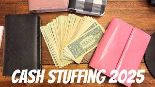 First Cash Stuffing of 2025 Pay | January No. 1 | Cash Envelope System