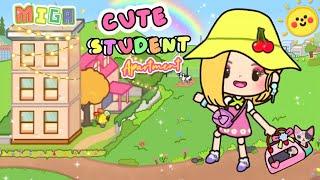 Miga World CUTE STUDENT APARTMENT DECORATIONS| TEEN GIRL APARTMENT| Miga town |tocaboca