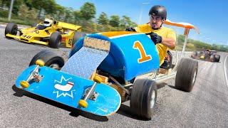 I Built a F1 Race Car out of Trash!