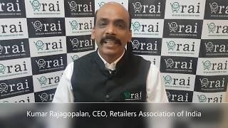 Kumar Rajagopalan, CEO, Retailers Association of India: Retail Leadership Summit (RLS) 2019