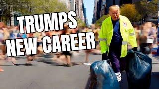 Donald Trump Trash Driver?! Hilarious AI-Generated Video of Trump's Career Downgrade!