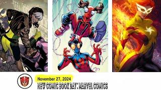 NEW COMIC BOOKS FROM MARVEL COMICS RELEASING NOVEMBER 27, 2024          #comics #newrelease