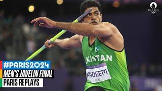 Nadeem Arshad takes gold | Silver for Neeraj Chopra | Men's Javelin Full Final | Paris Replays