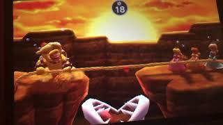 Peach,Daisy and Rosalina Defeat Wario