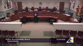 12/19/24 Police Accountability Board