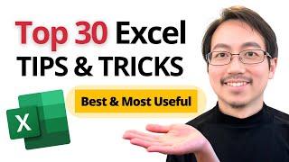 ️ Top 30 Excel Tips and Tricks to save 30+ hours of work