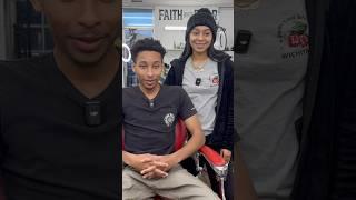 BIG CHOP ️ #femalebarber#barber #haircut #hairtransformation #browgoat