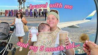 flying alone with my 5 month old