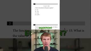 SAT Math in Under 15 Seconds
